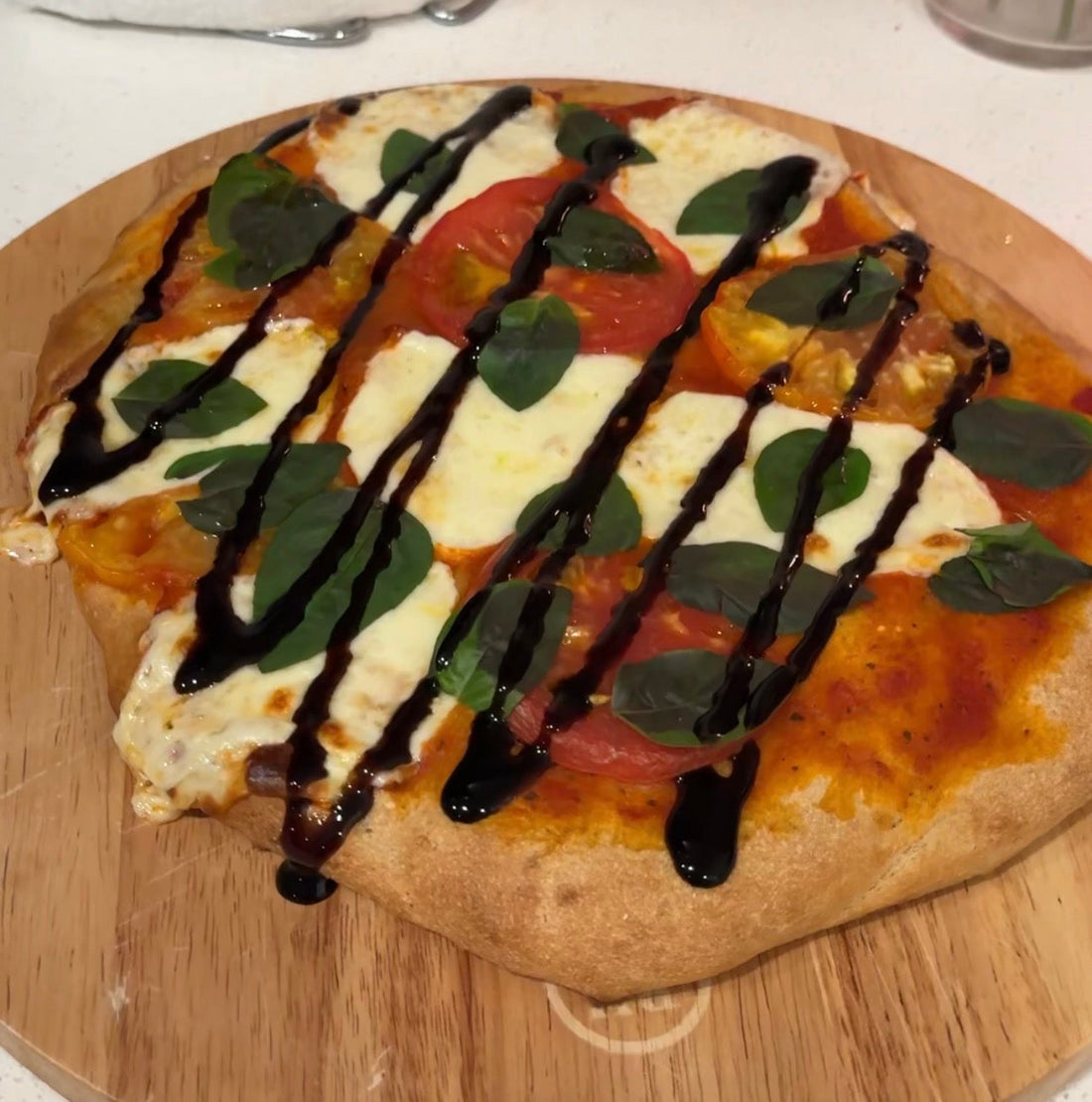 margherita pizza | fresh milled flour
