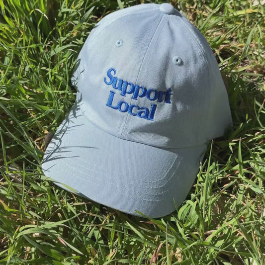 Support Local Embroidered Dad Hat